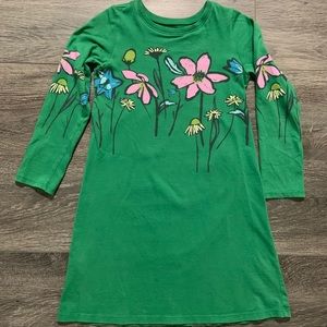 Tea Collection Dress with Flowers (Size 8)